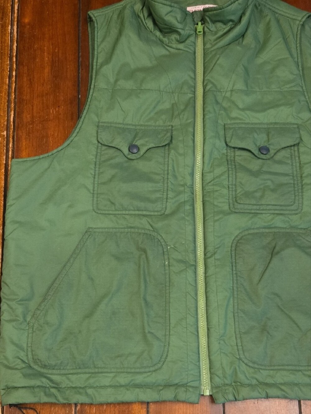 Filson Light Green Quilted Vest - Picture 4 of 9